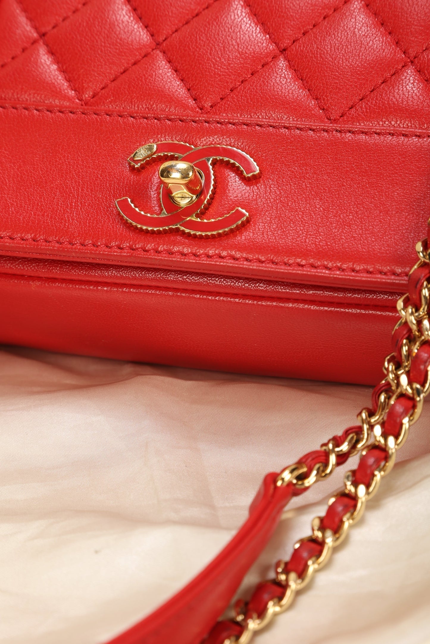 Chanel Mademoiselle Sheepskin Shoulder Bag