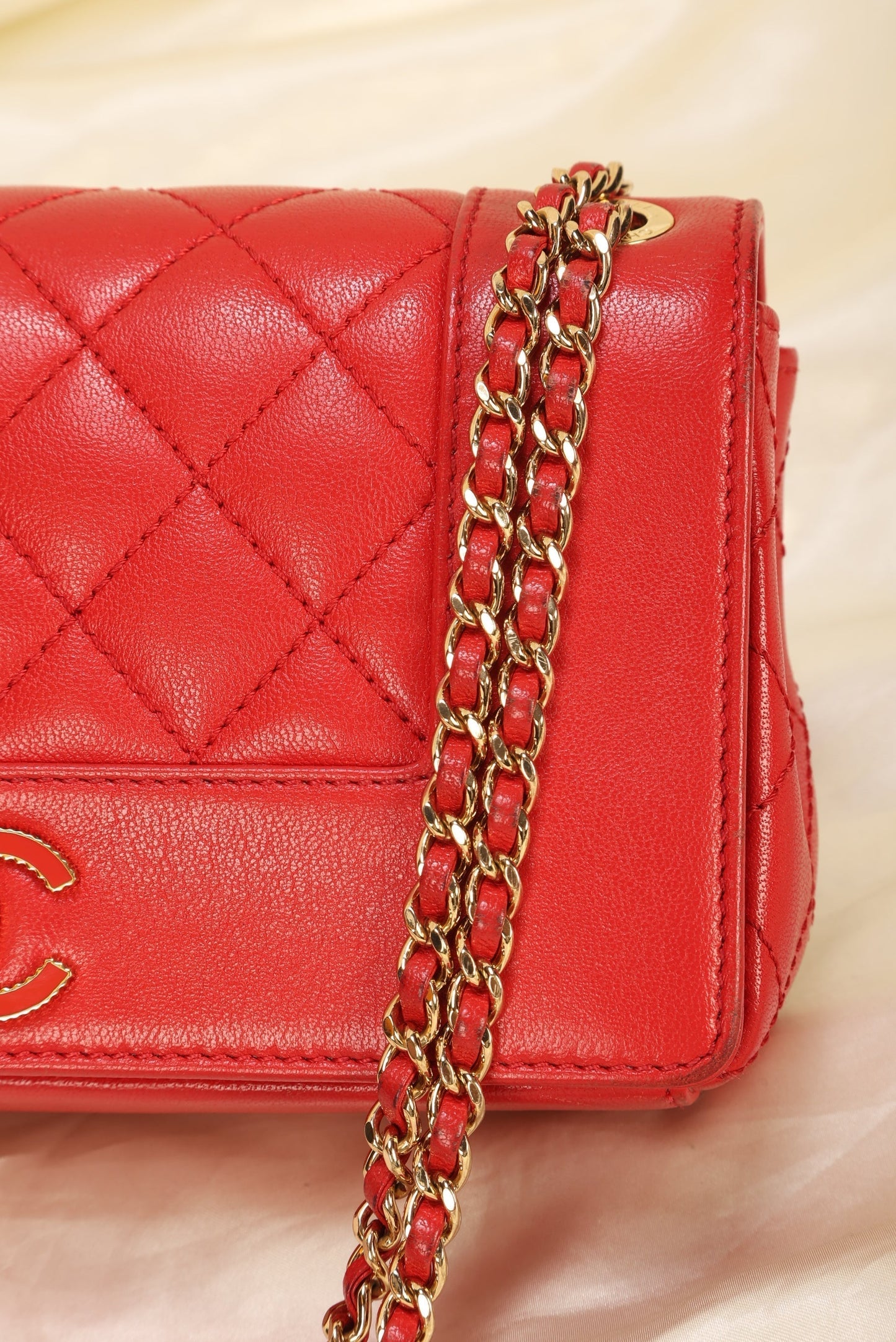 Chanel Mademoiselle Sheepskin Shoulder Bag