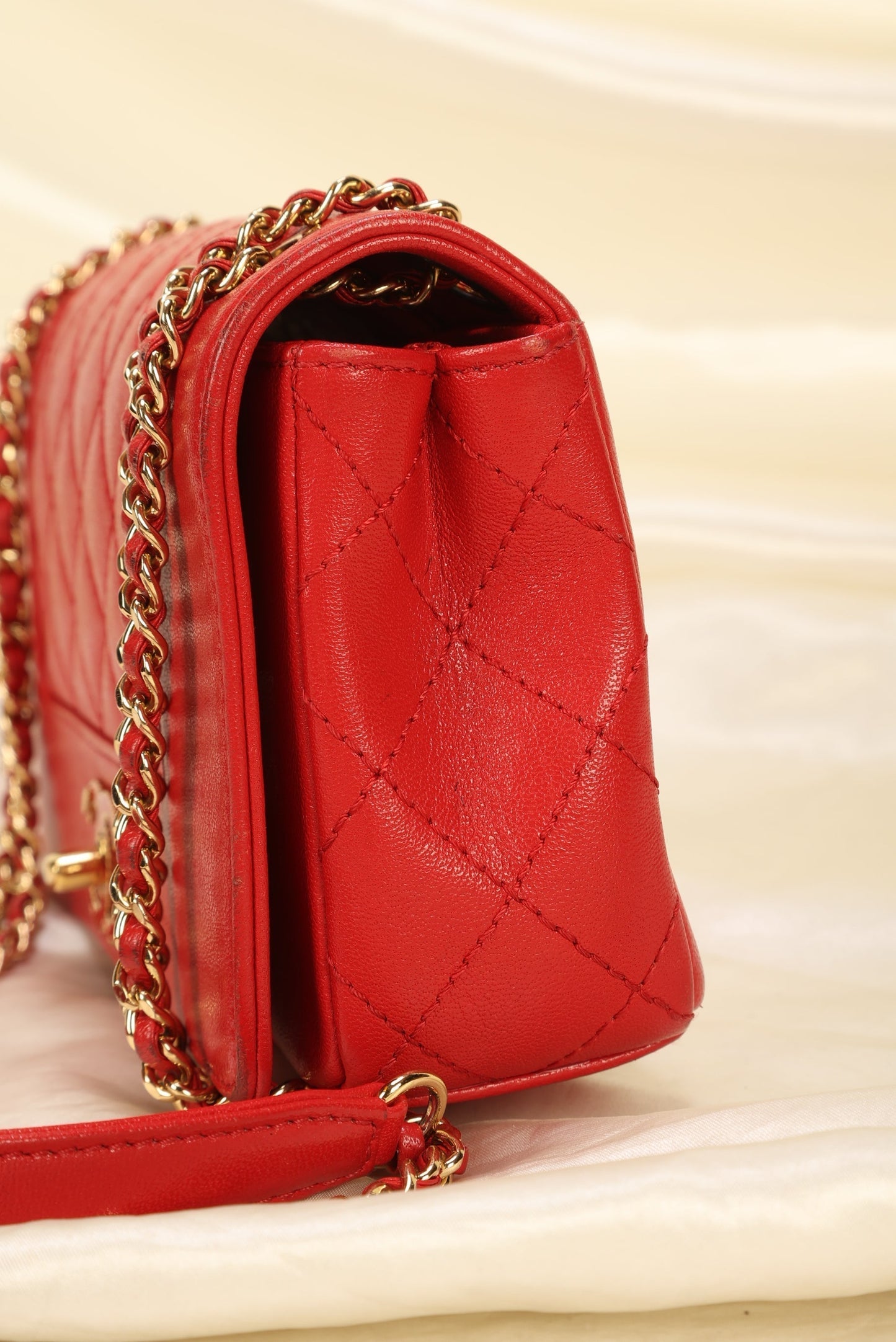 Chanel Mademoiselle Sheepskin Shoulder Bag