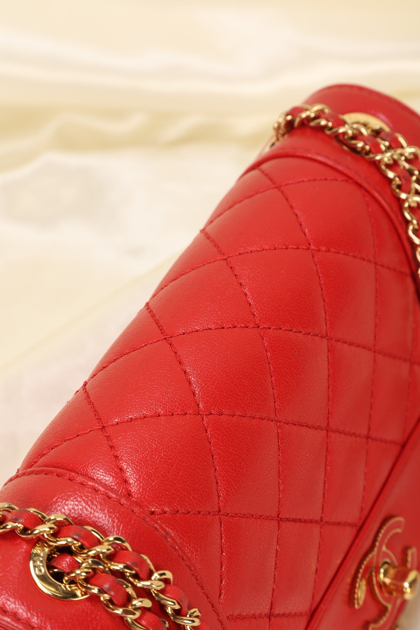 Chanel Mademoiselle Sheepskin Shoulder Bag