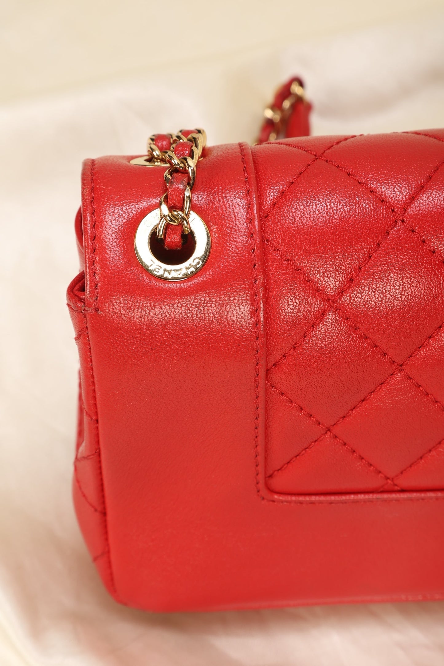 Chanel Mademoiselle Sheepskin Shoulder Bag