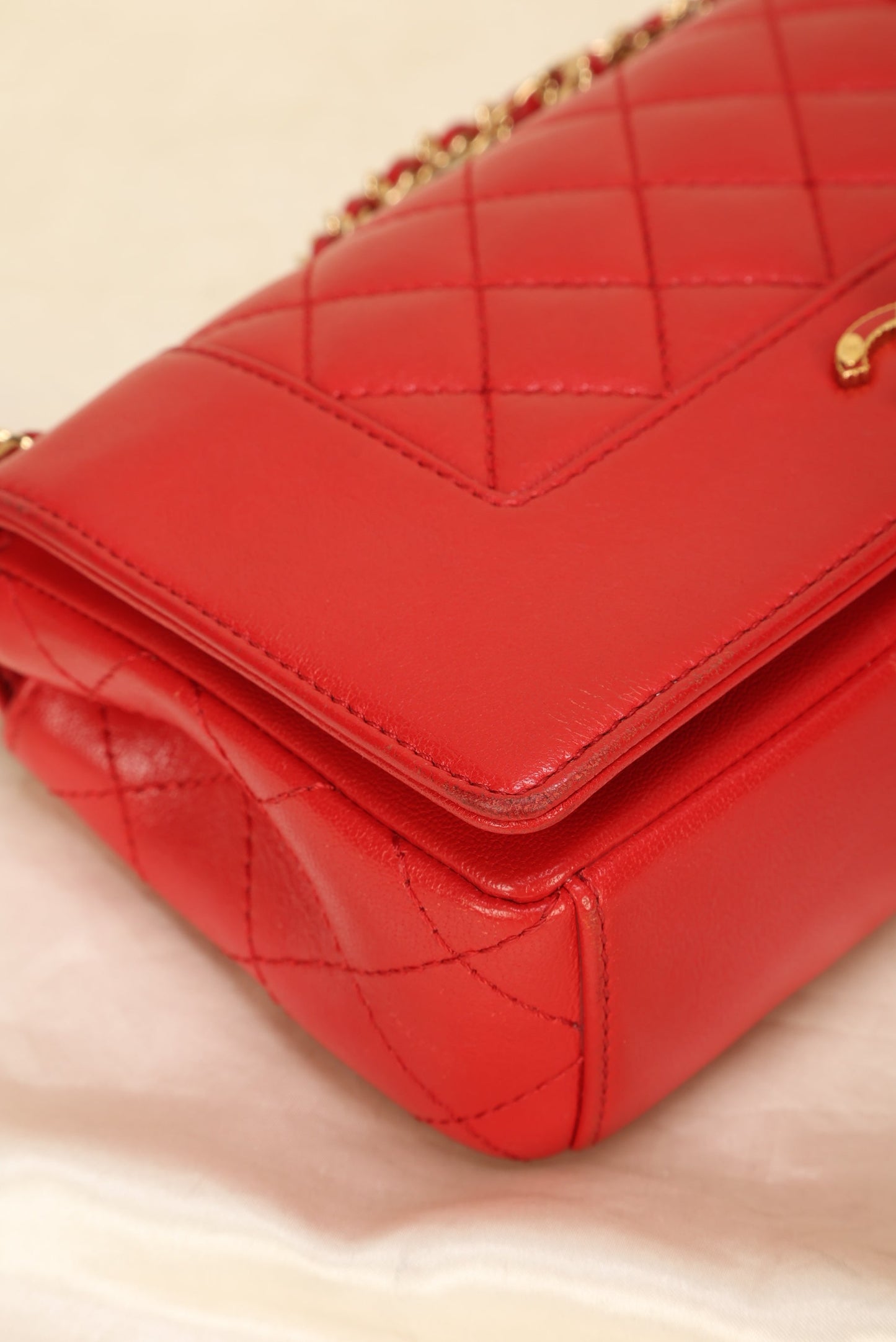 Chanel Mademoiselle Sheepskin Shoulder Bag