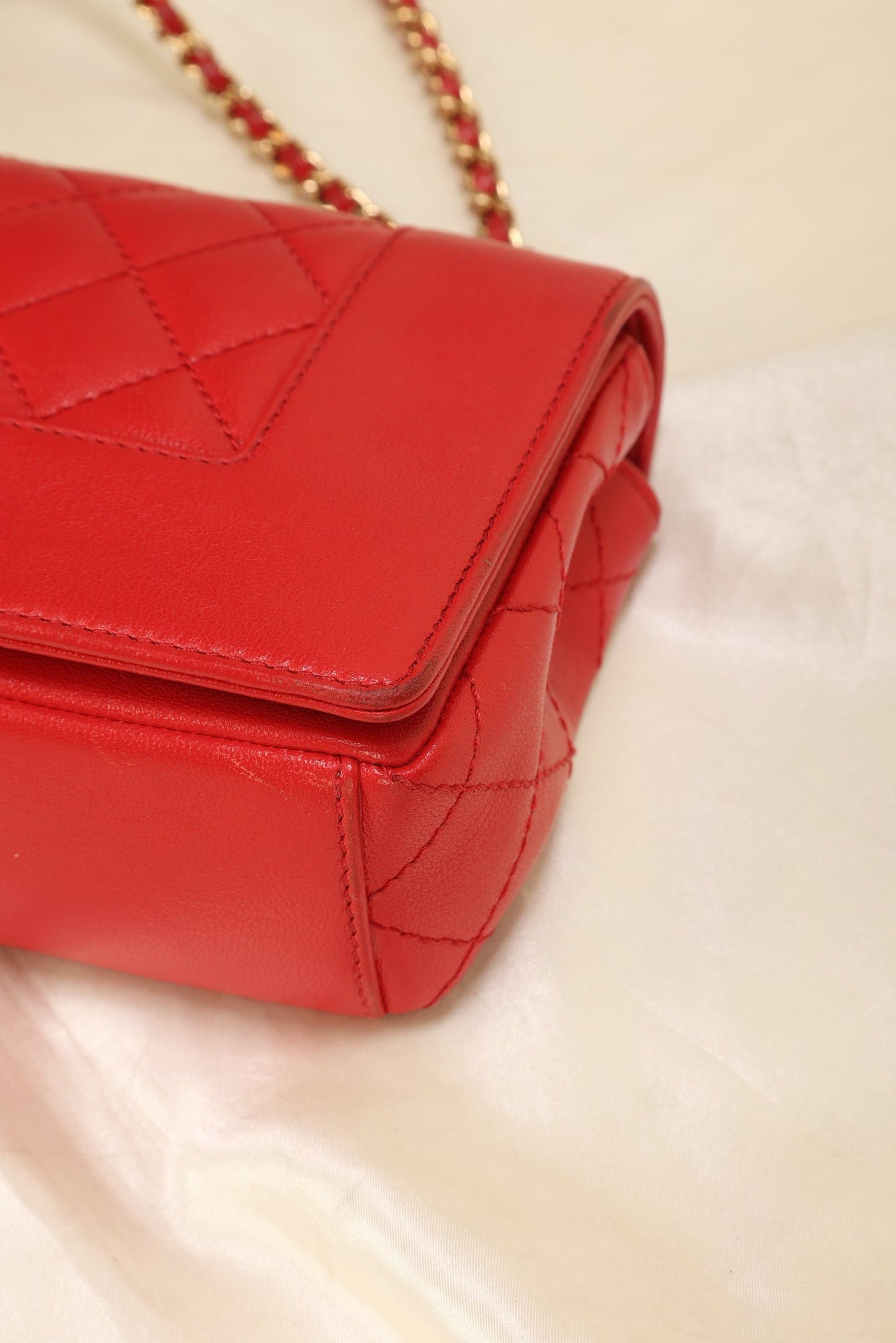 Chanel Mademoiselle Sheepskin Shoulder Bag