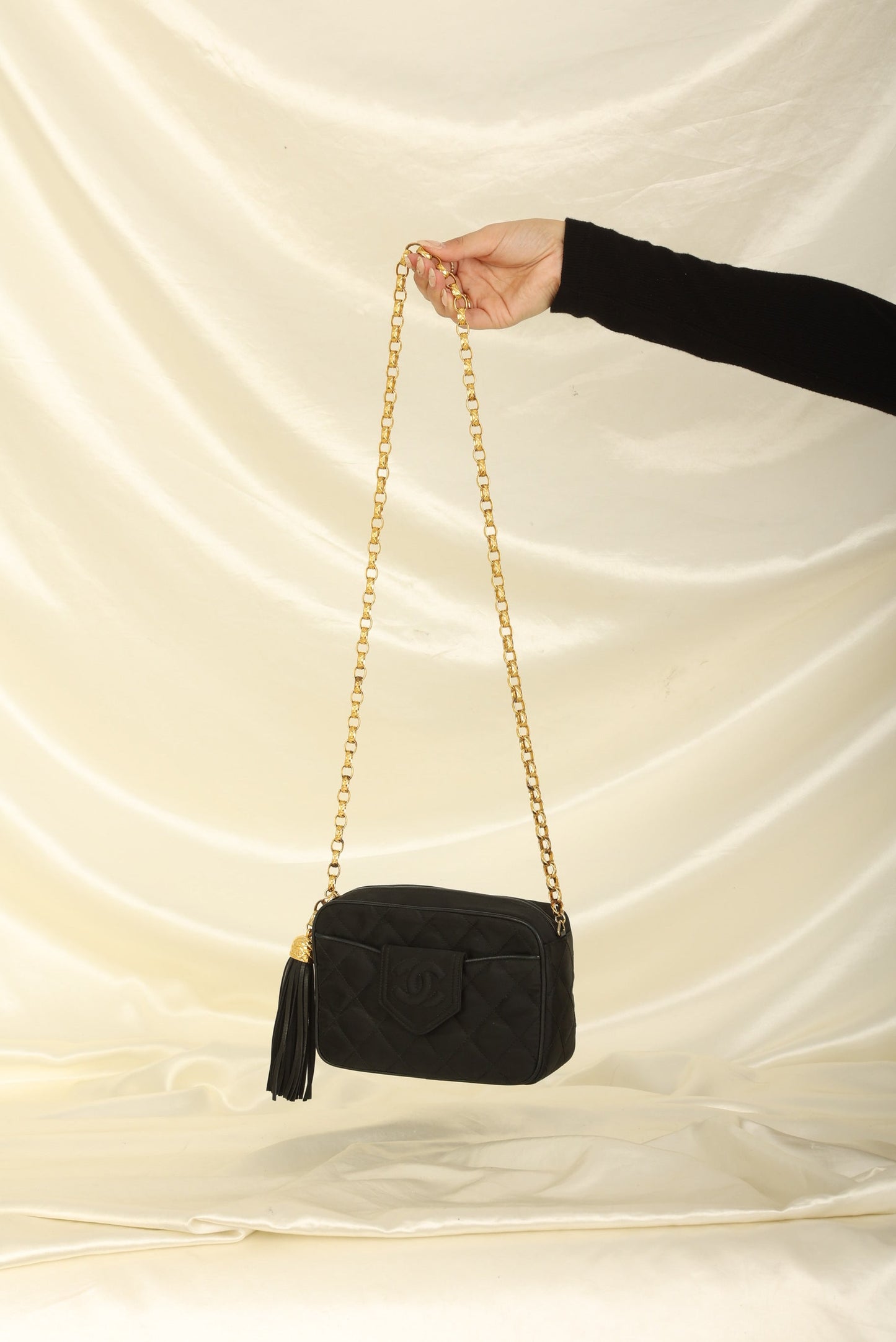 Chanel Satin Bijoux Mini Camera Bag