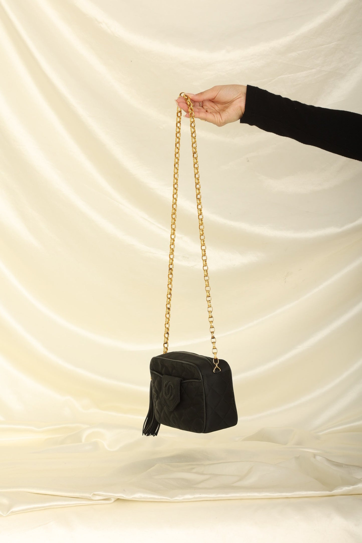 Chanel Satin Bijoux Mini Camera Bag