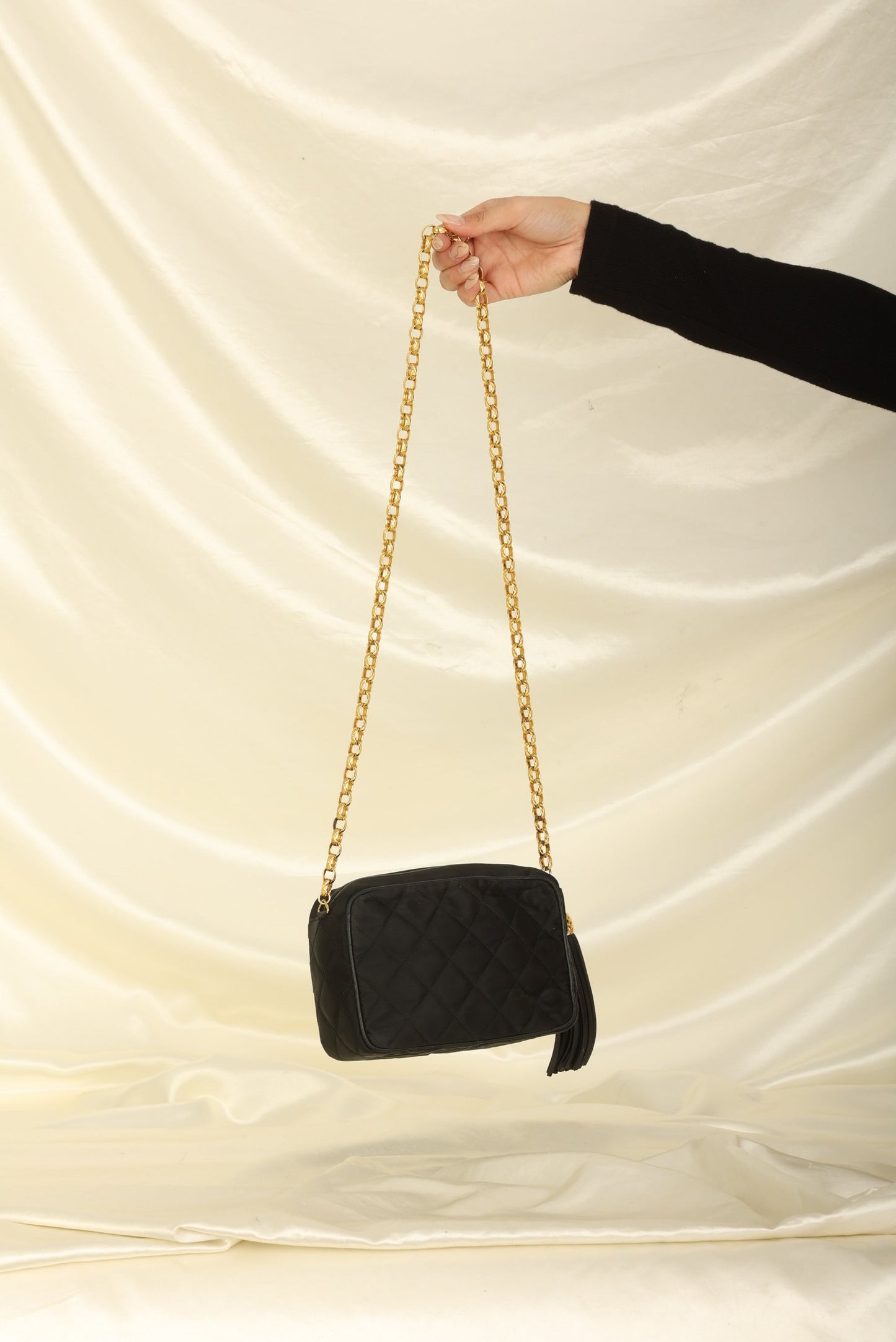 Chanel Satin Bijoux Mini Camera Bag