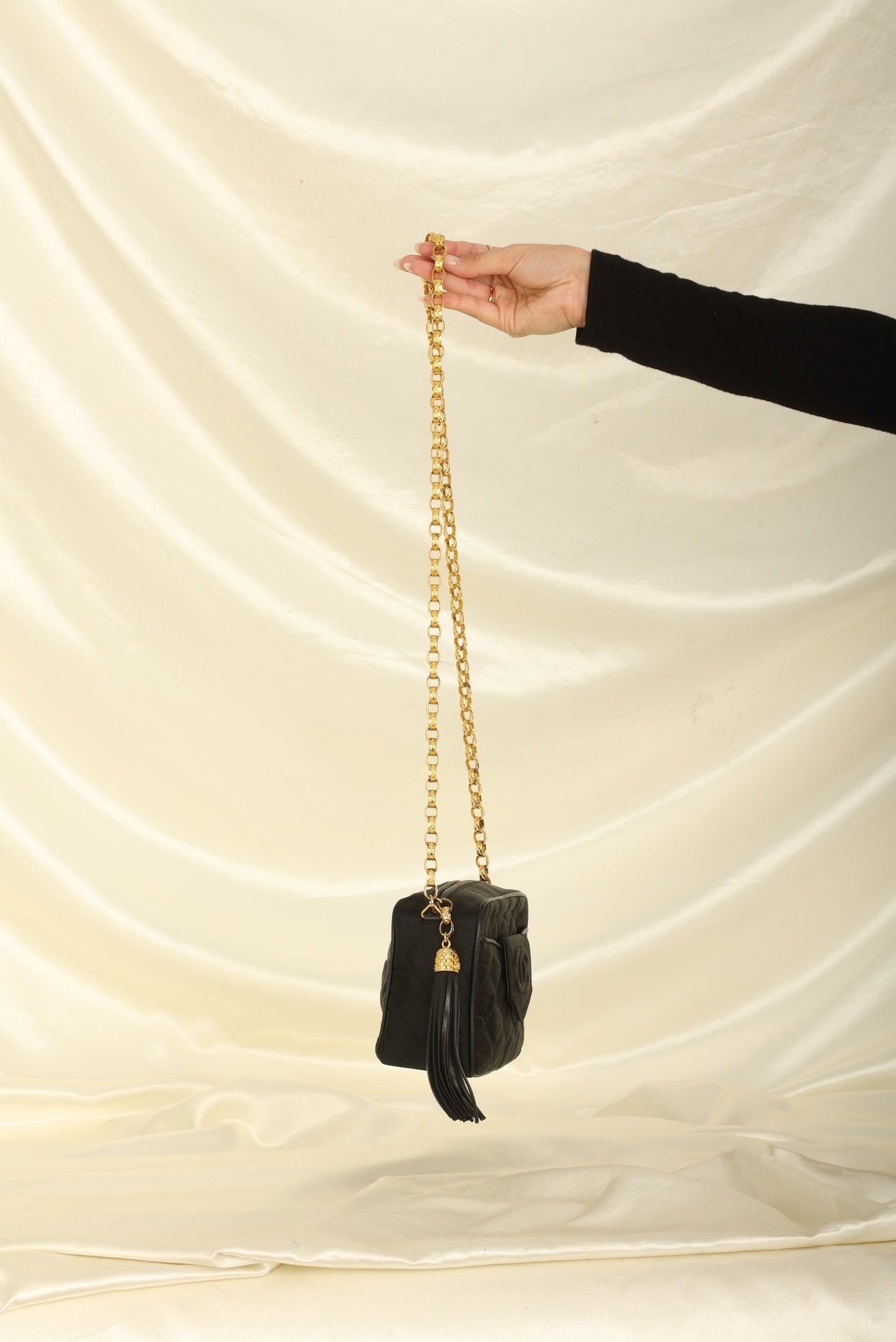 Chanel Satin Bijoux Mini Camera Bag
