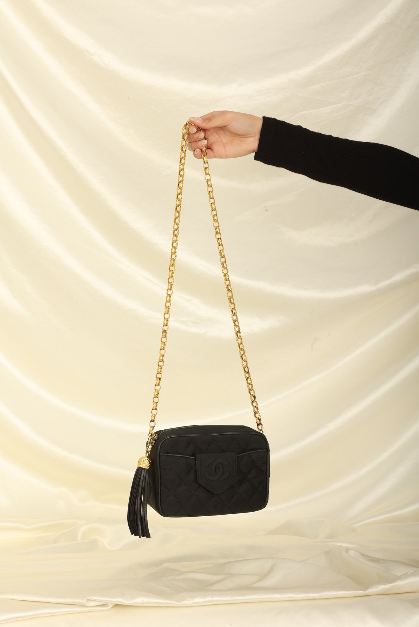 Chanel Satin Bijoux Mini Camera Bag
