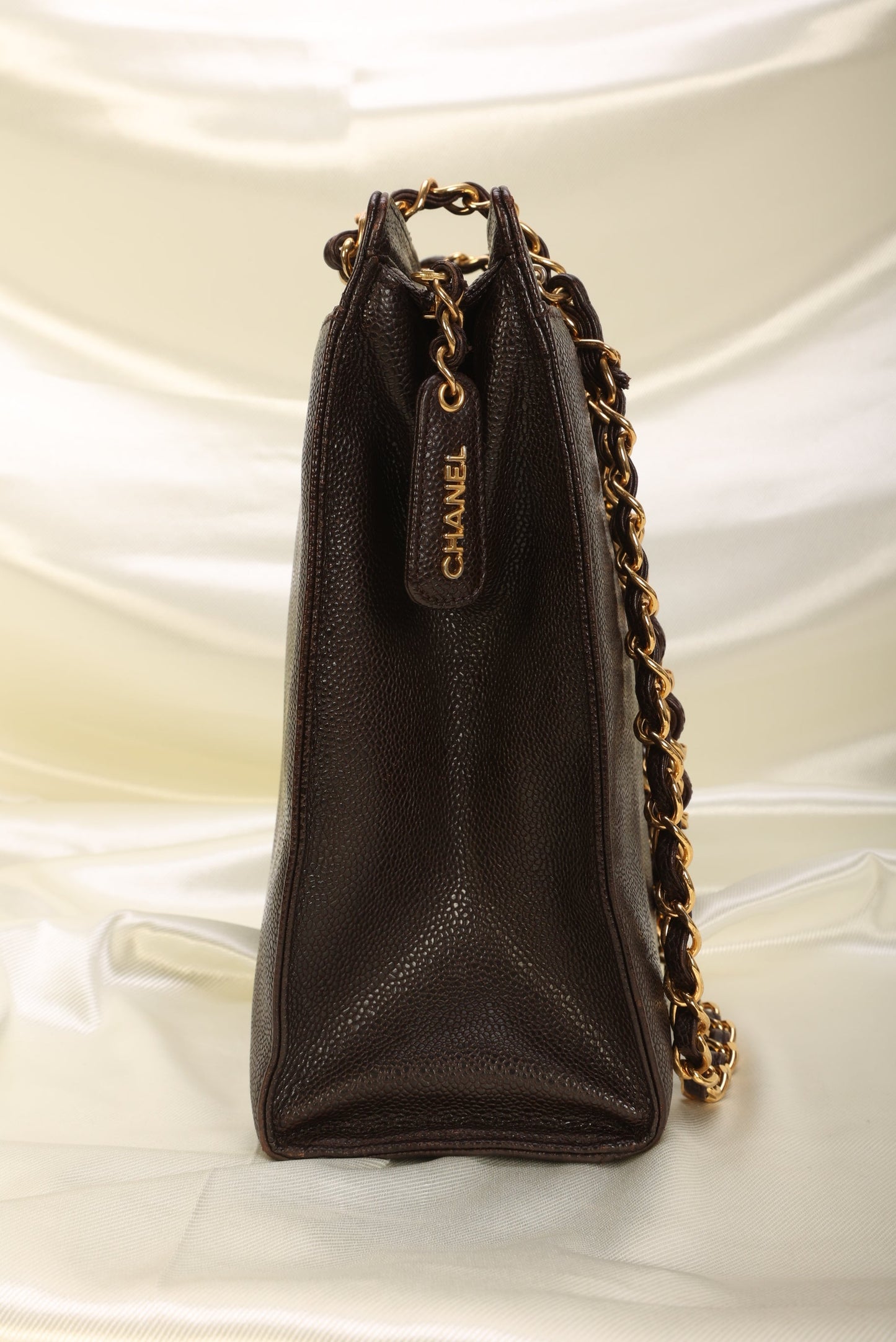 Chanel Caviar Turnlock Tote