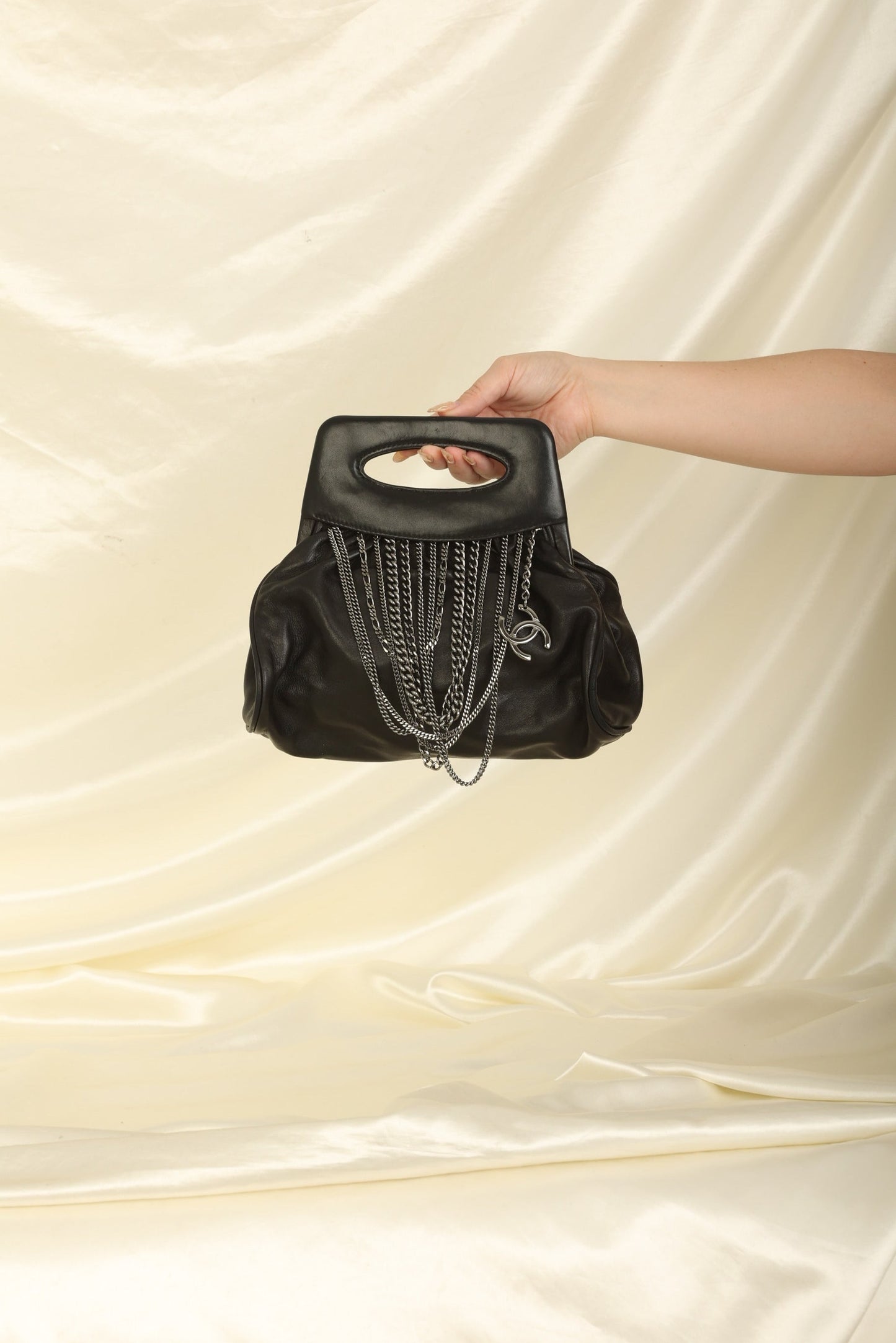 Extremely Rare Chanel Chain Handle Bag