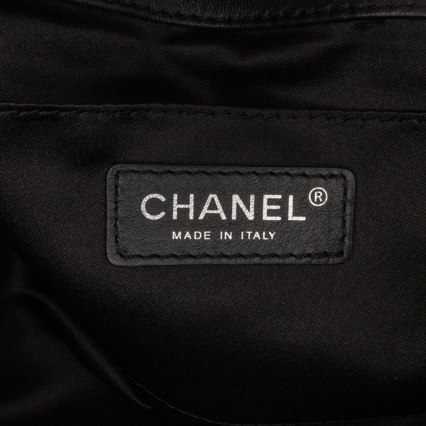 Black Chanel Quilted Lambskin Accordion Flap Shoulder Bag