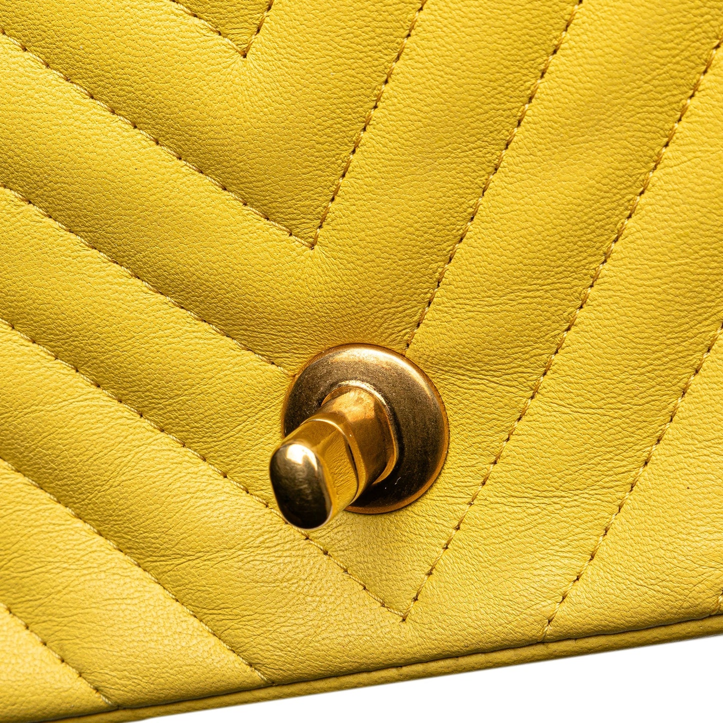 Chanel Sac Mini Square Classic Chevron Lambskin Single Flap
