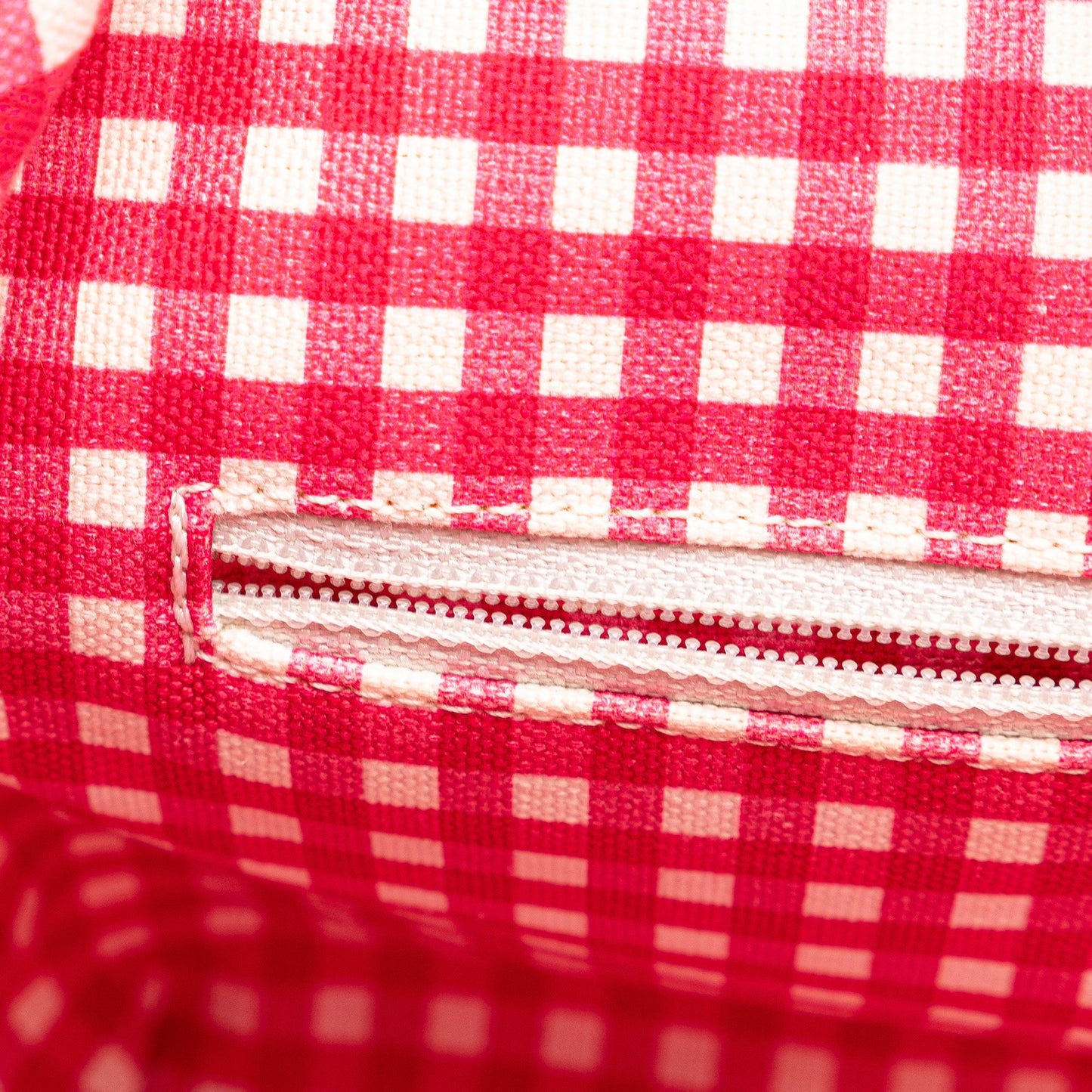 Chanel Sac Canvas Gingham Handbag