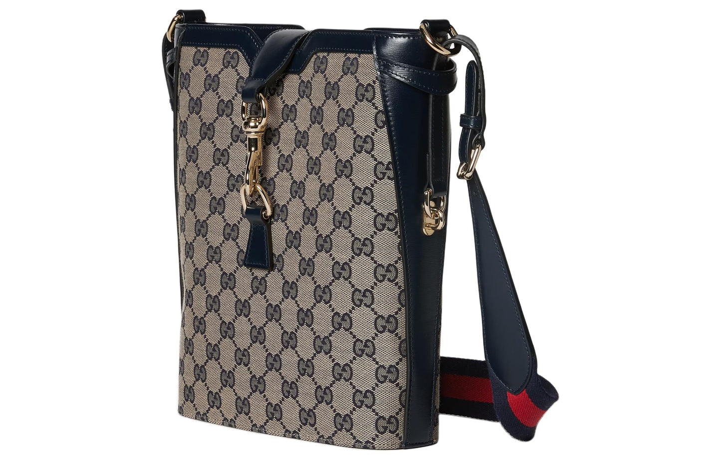 (WMNS) Gucci Original GG Medium Bucket Bag 'Beige Blue Canvas' 782911-FADAC-8559