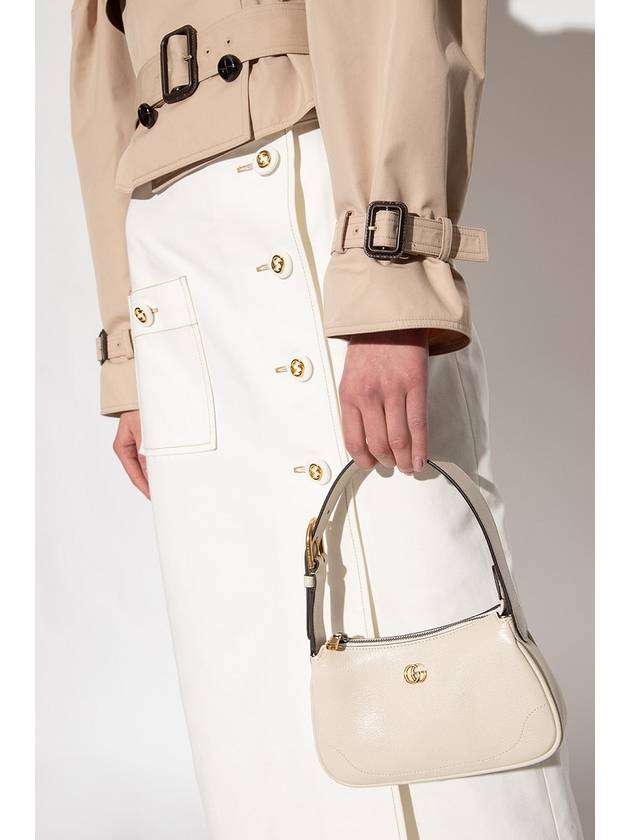 Gucci Aphrodite Double G Small Shoulder Bag White