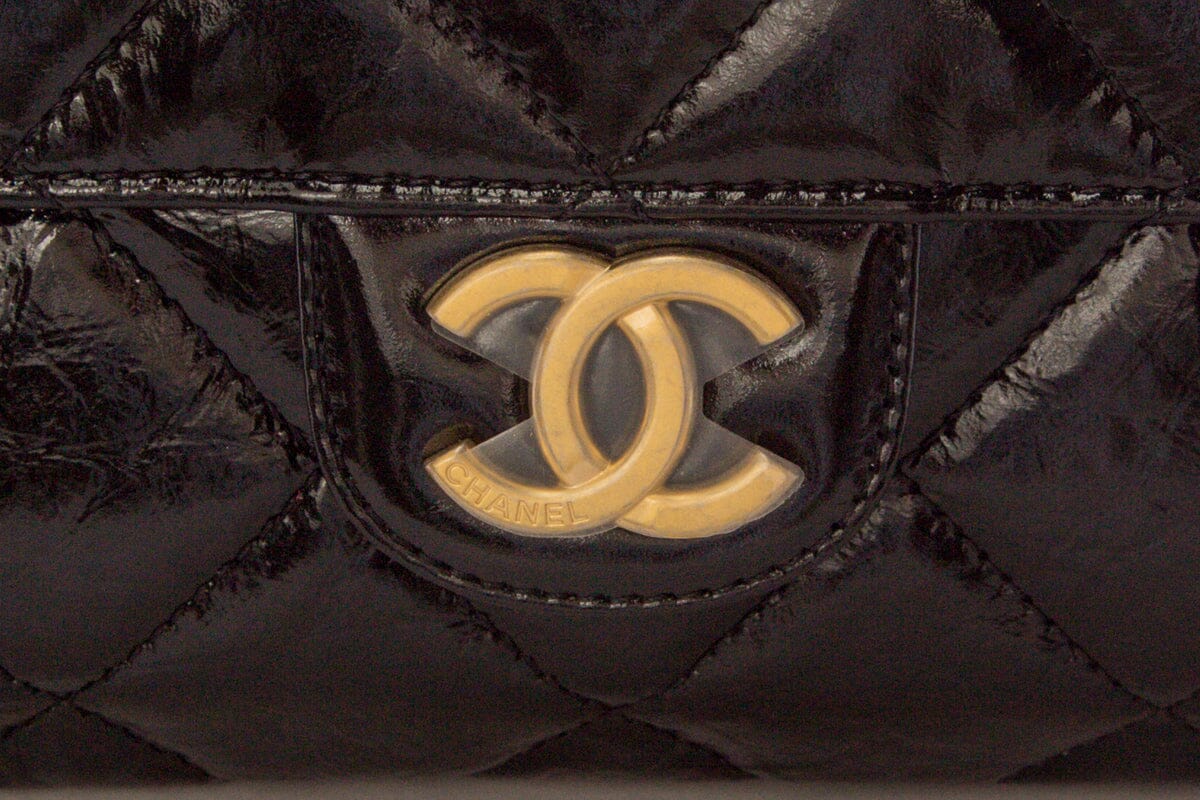 Chanel Black CC diamond Quilted Bowling GHW Handbag ( 2023 Cruise)