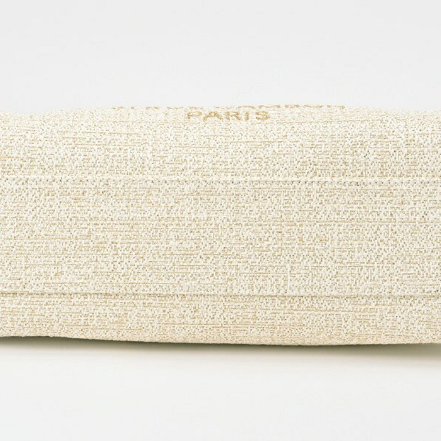 Chanel Sac Deauville en paille blanc