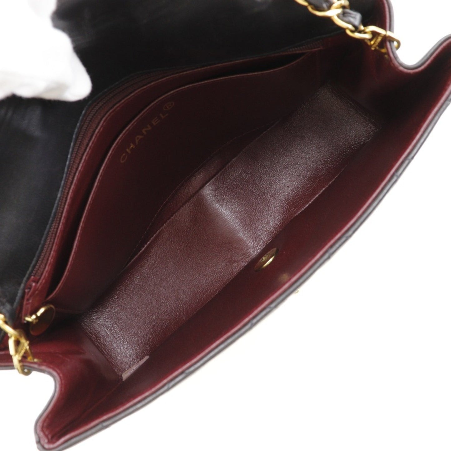 Chanel Sac Diana en cuir noir