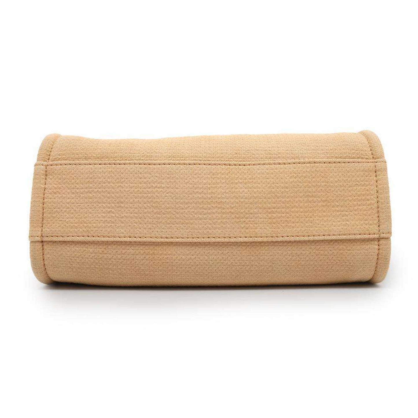 Chanel Sac Deauville en toile beige