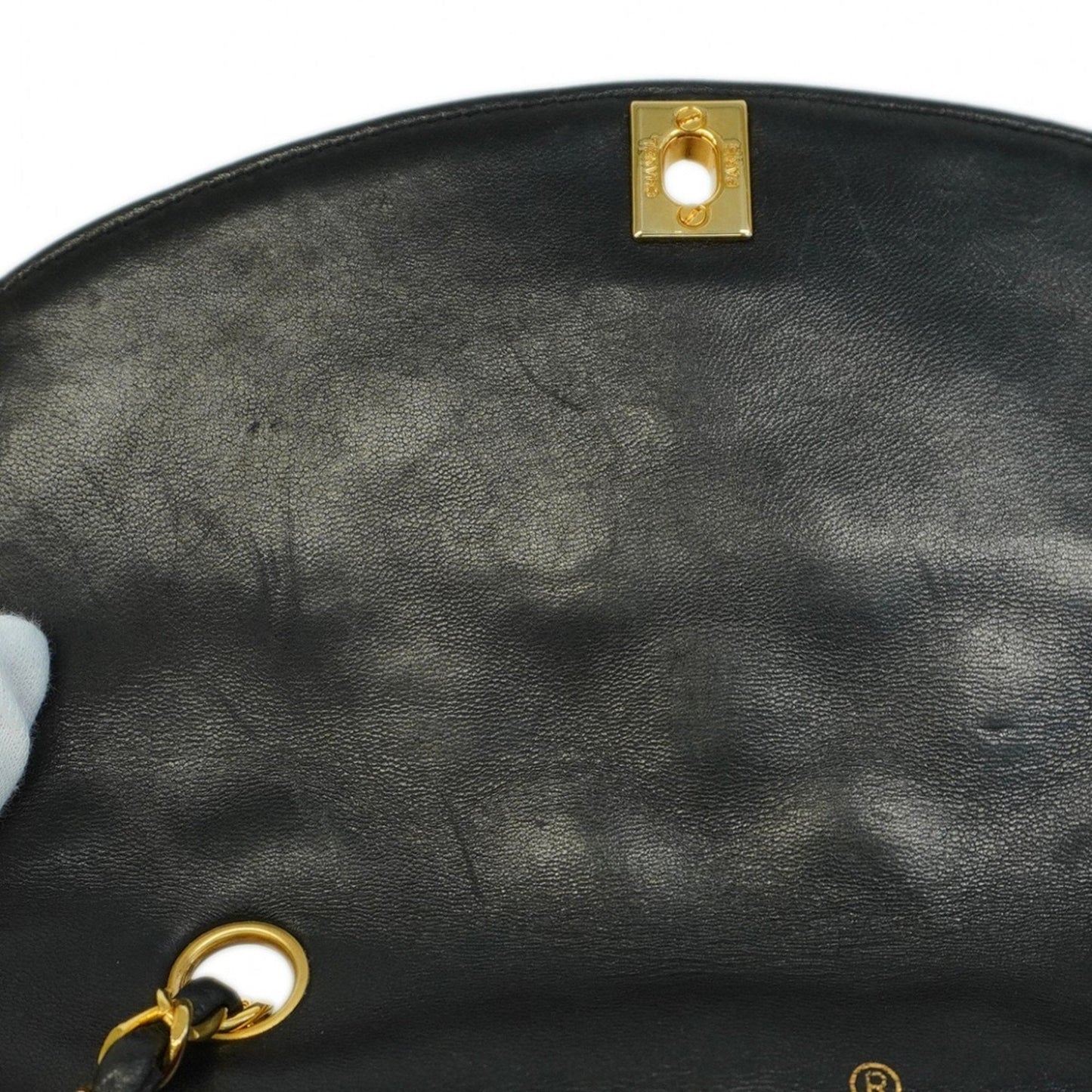 Chanel Sac Diana en cuir noir