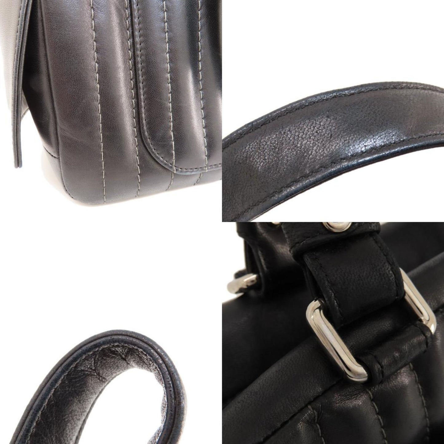Chanel Sac Mademoiselle en cuir noir