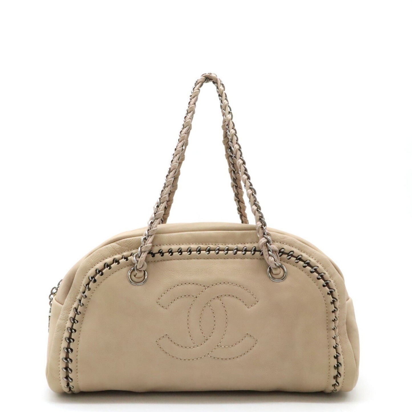 Chanel Sac Luxury Line en cuir beige