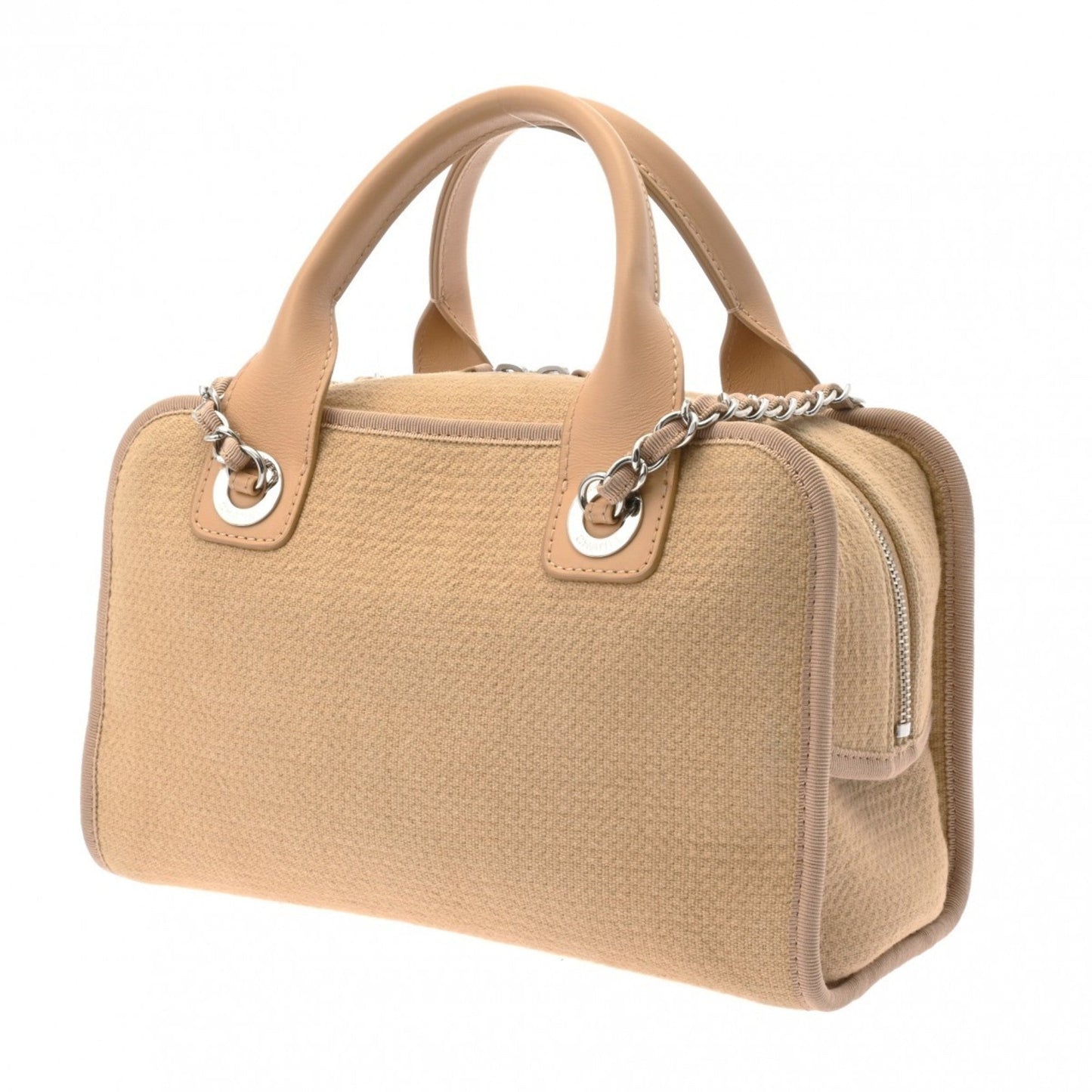 Chanel Sac Deauville en toile beige