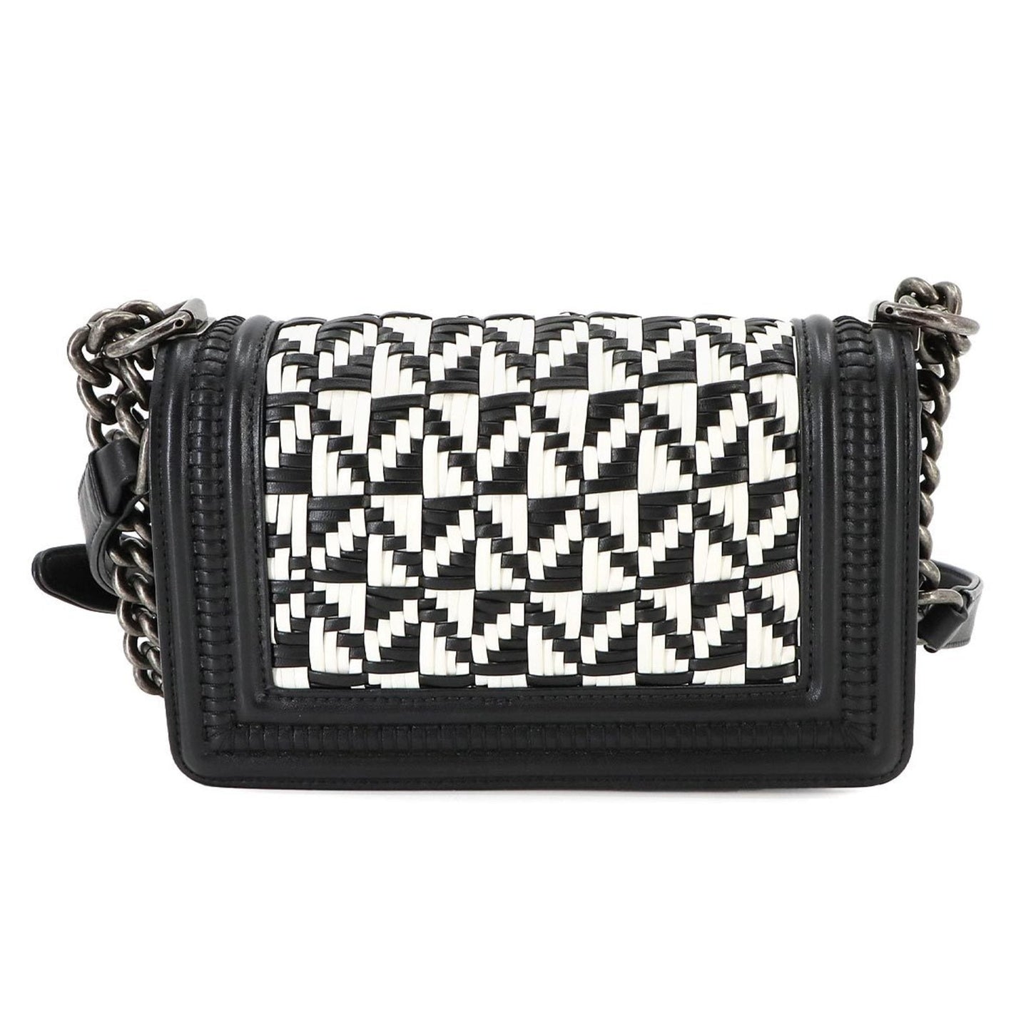 Chanel Sac Boy en cuir noir
