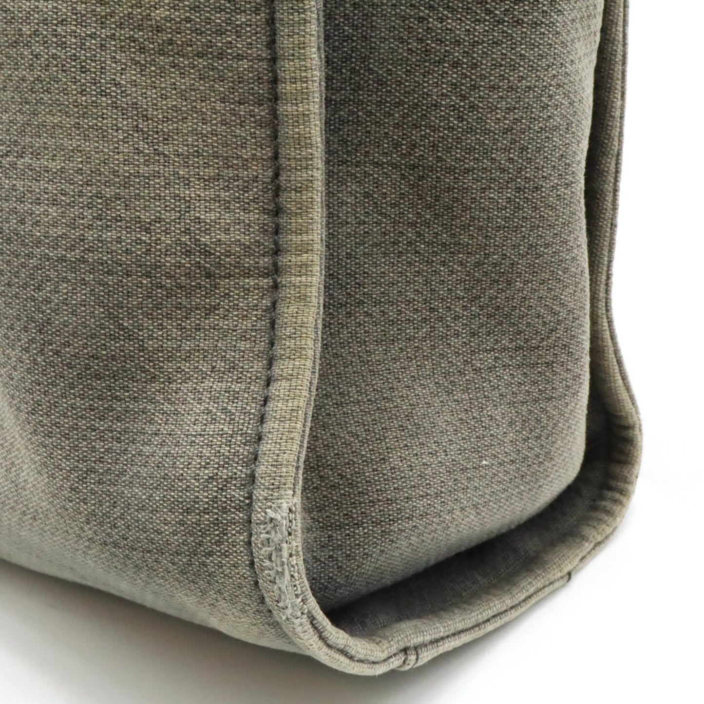 Chanel Sac Deauville en toile noir
