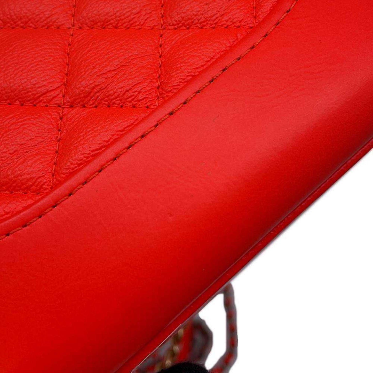 Chanel Sac Gabrielle en cuir orange