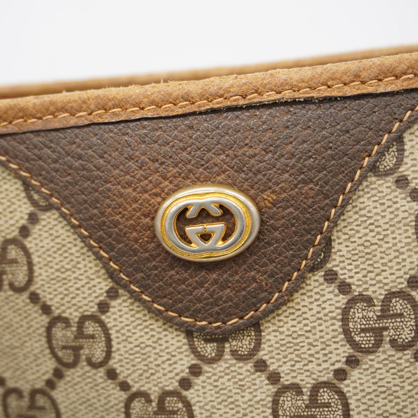 GUCCI GG Supreme 92 02 998 Women's Tote Bag Beige,Brown