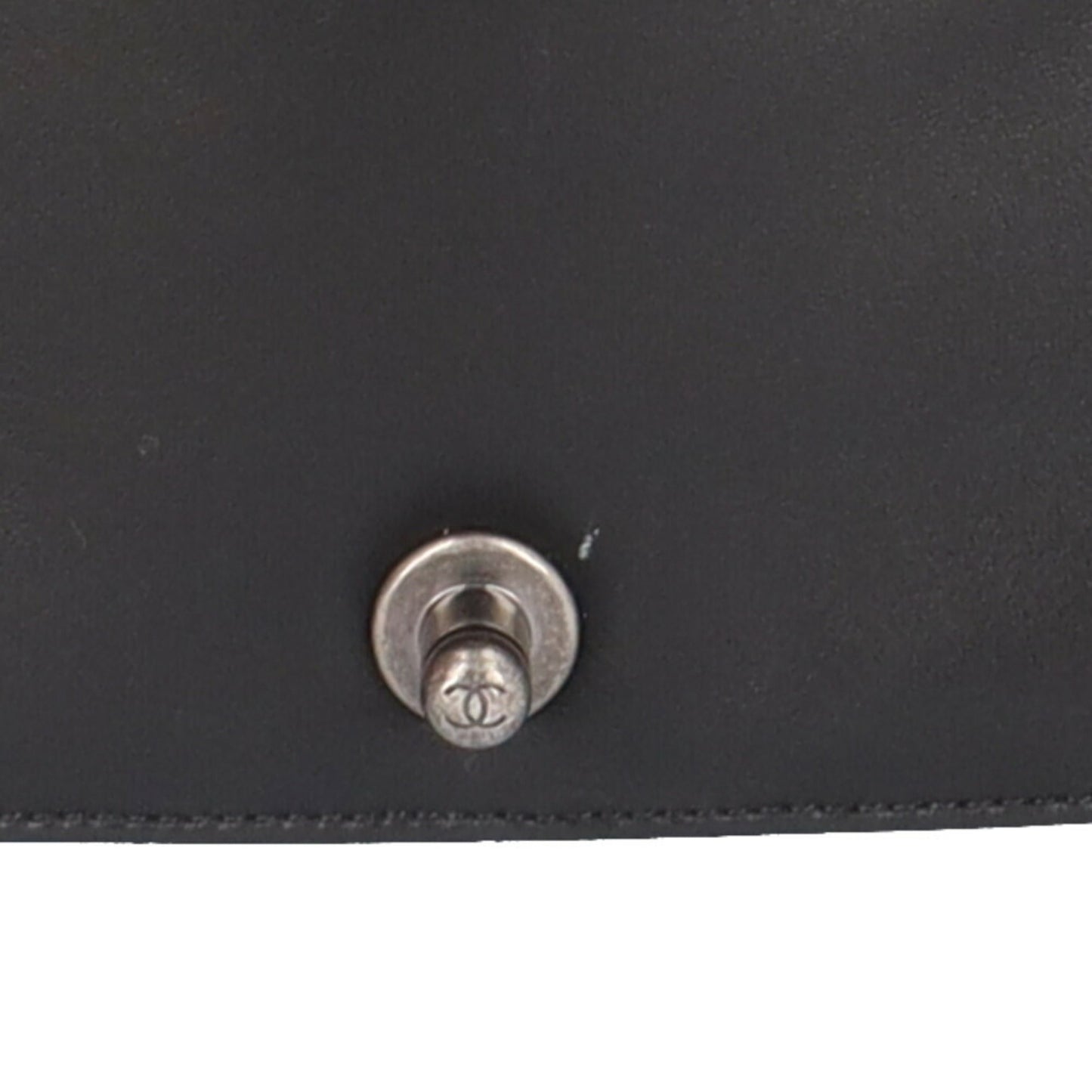 Chanel Sac Boy en cuir noir