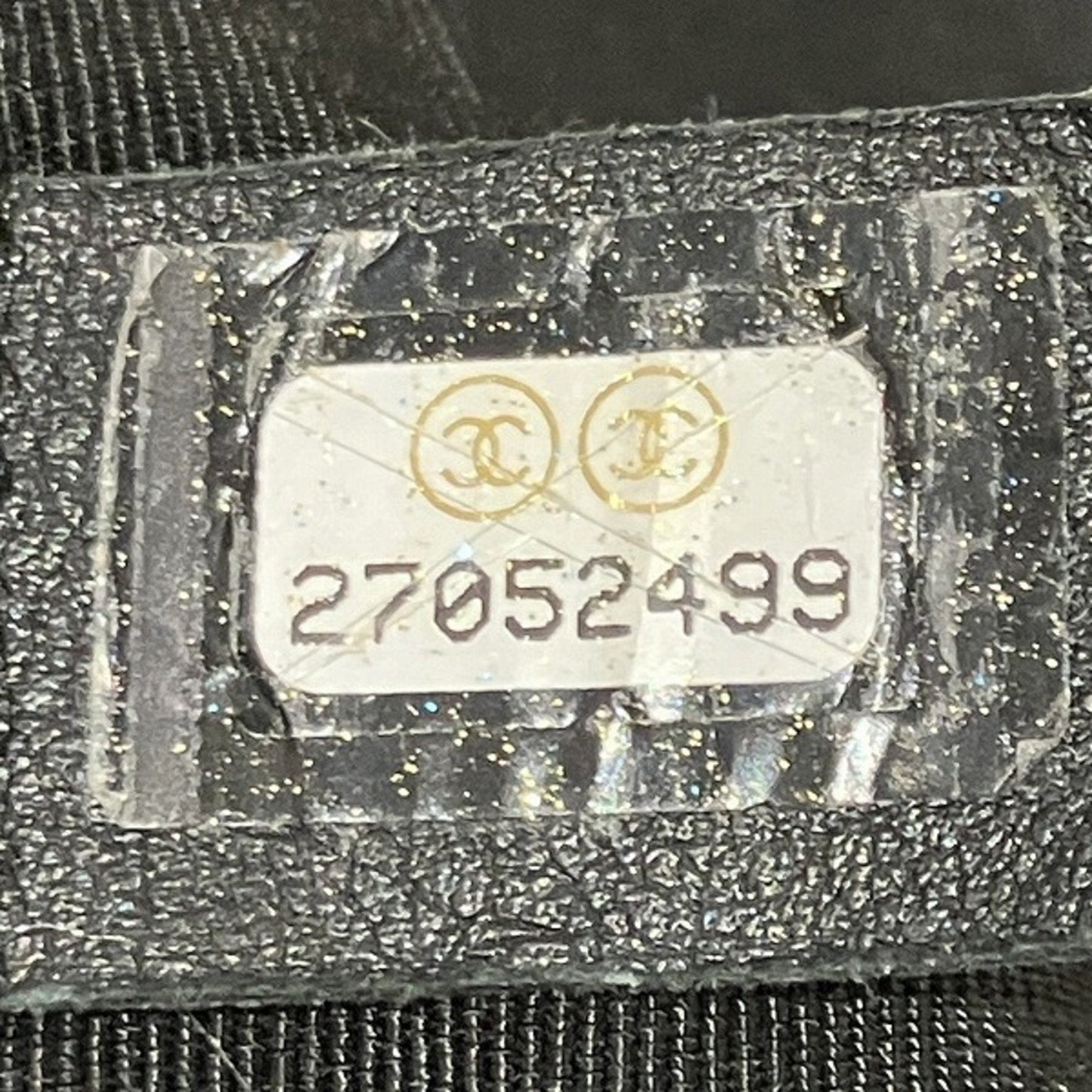 Chanel Sac La Pausa en vinyle noir