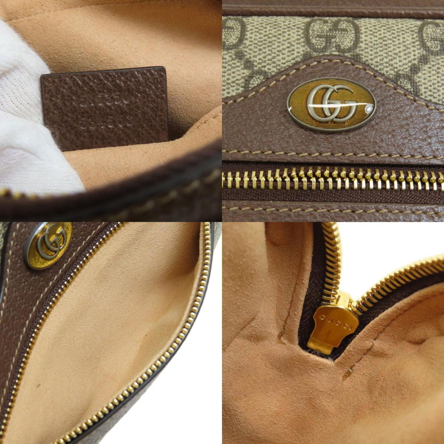 GUCCI 517350 Ophidia GG Supreme Bag Shoulder PVC Women's