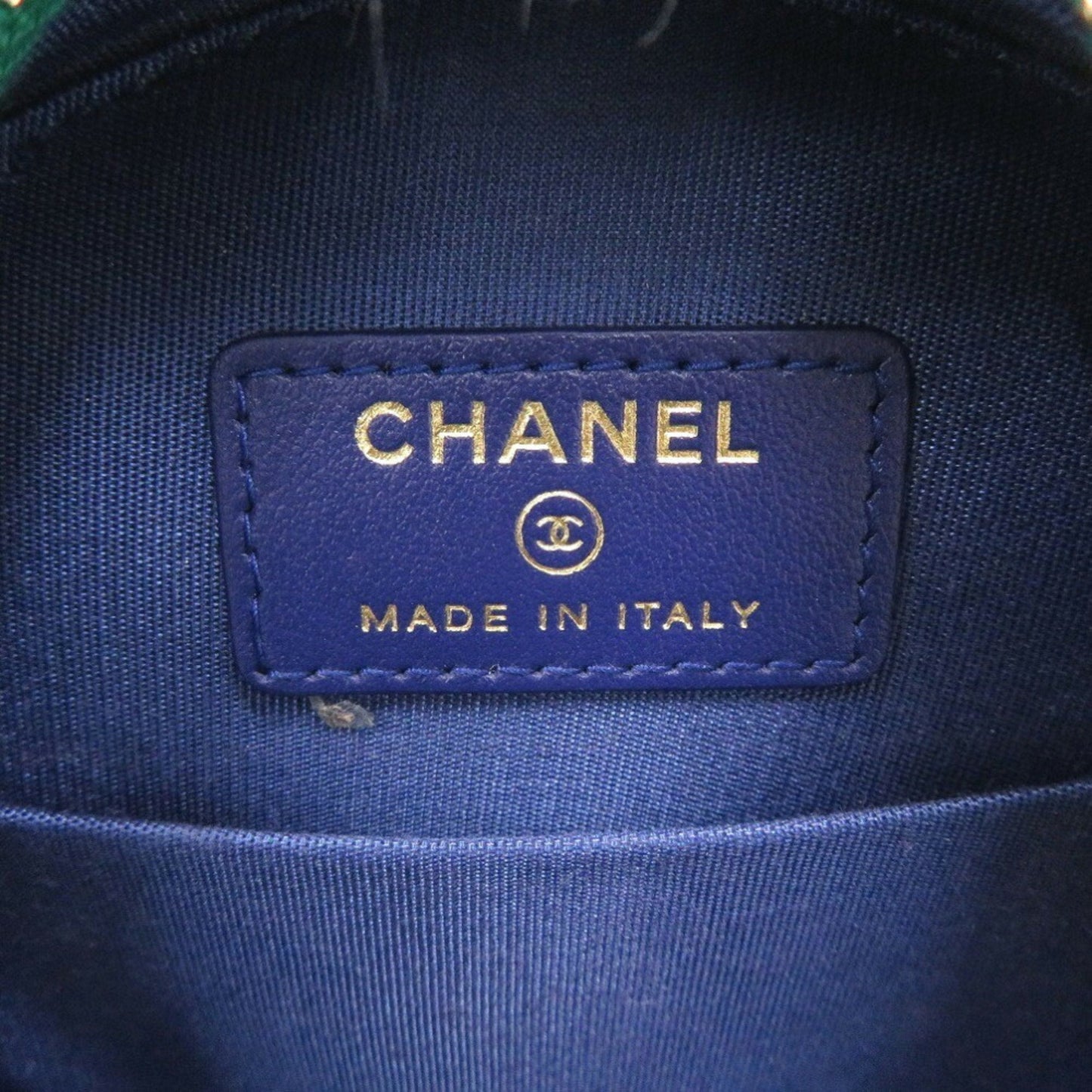 Chanel Sac Filigree en jersey bleu