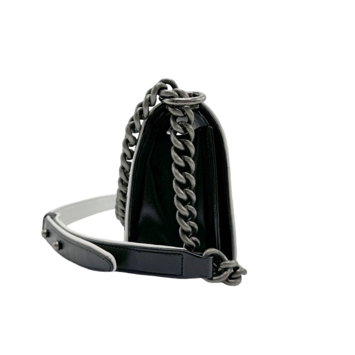 Chanel Sac Boy en cuir noir