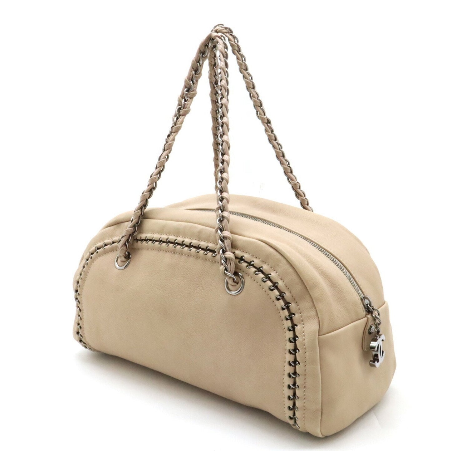 Chanel Sac Luxury Line en cuir beige