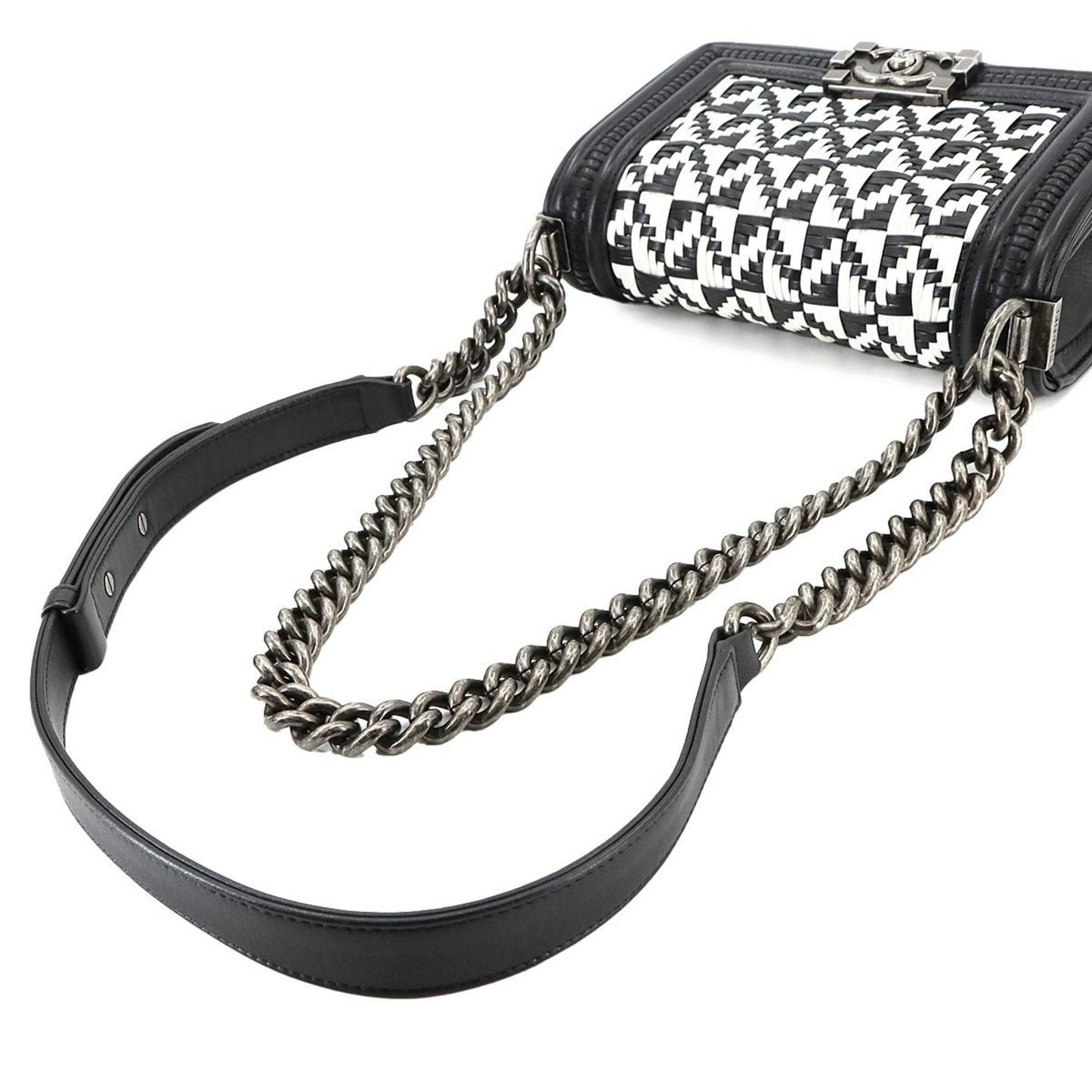 Chanel Sac Boy en cuir noir