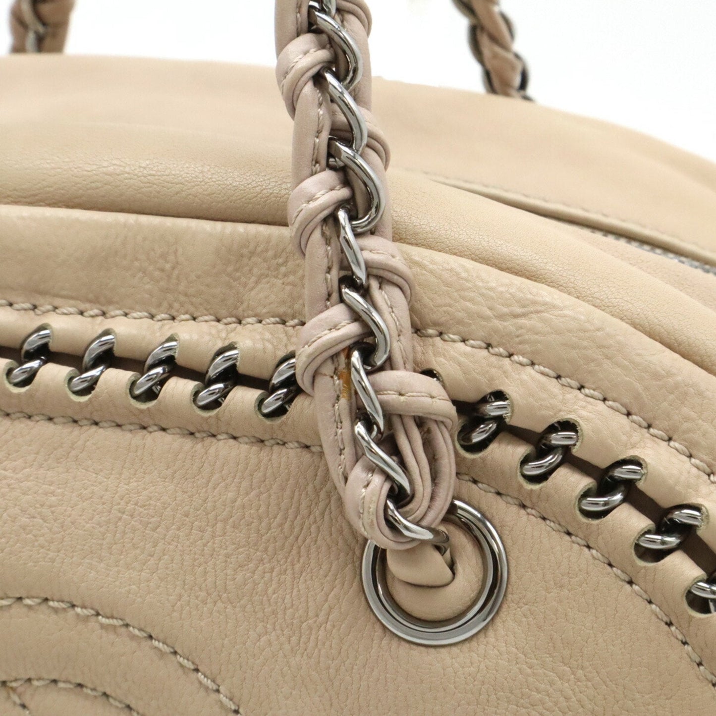 Chanel Sac Luxury Line en cuir beige
