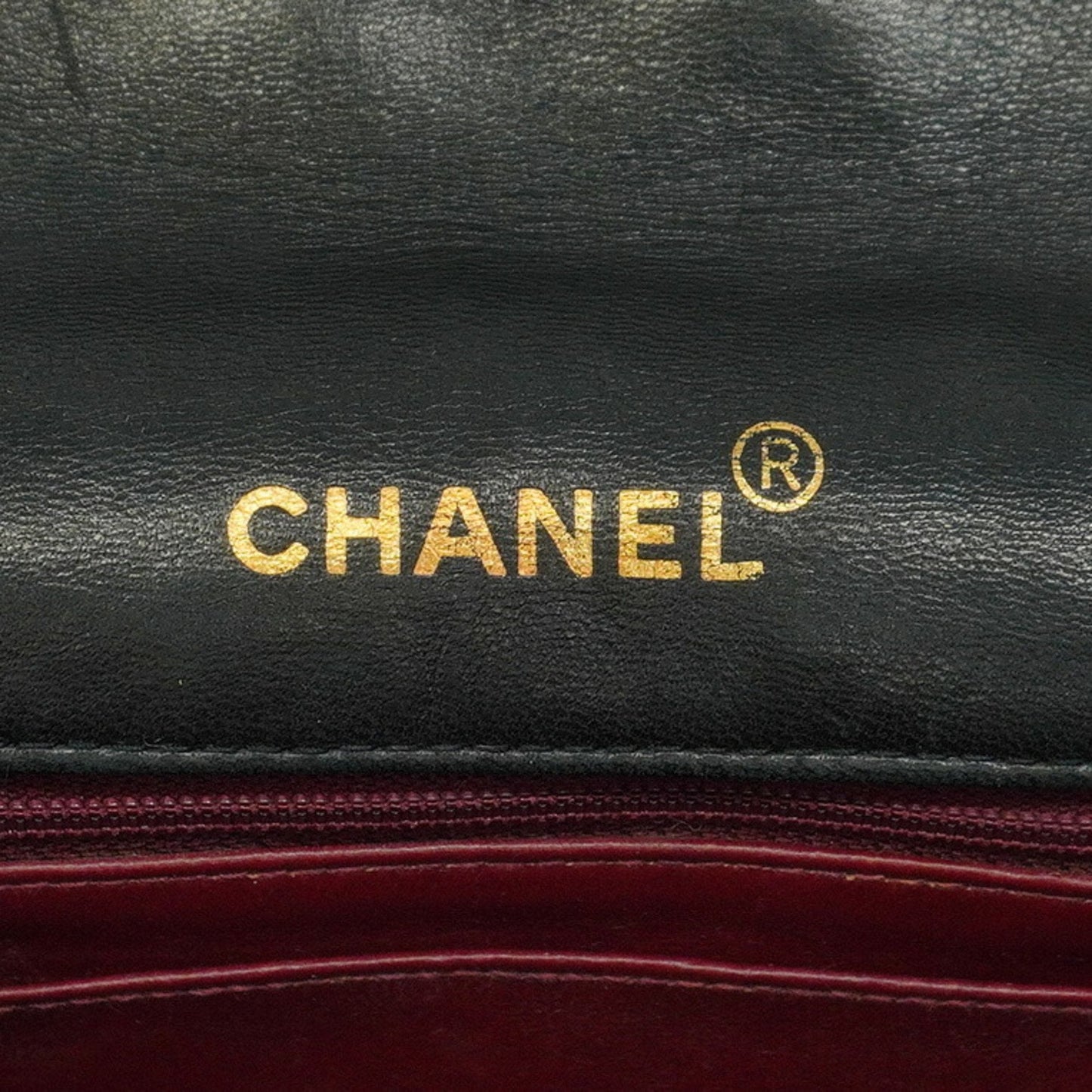 Chanel Sac Diana en cuir noir