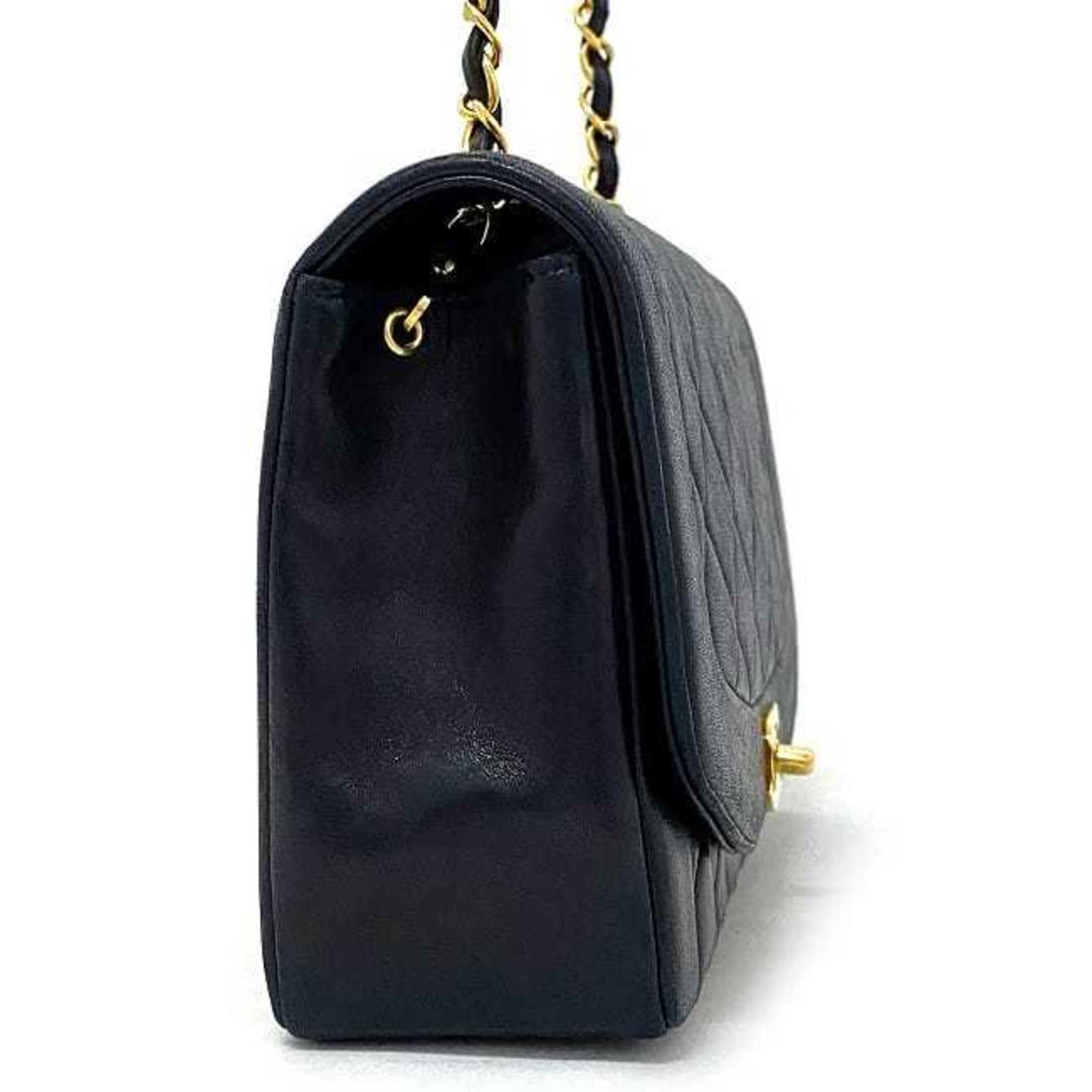 Chanel Sac Diana en cuir noir