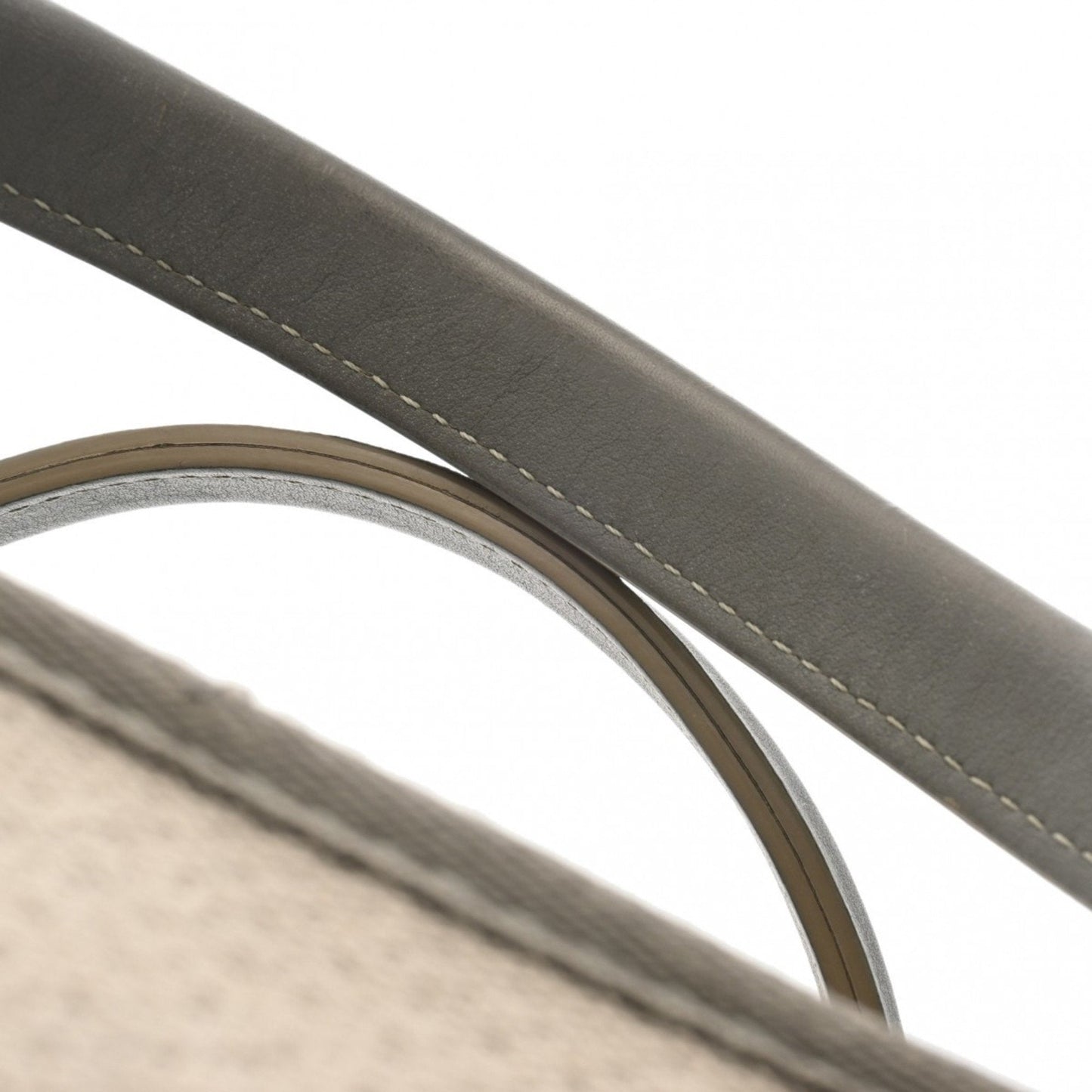 Chanel Sac Deauville en toile gris