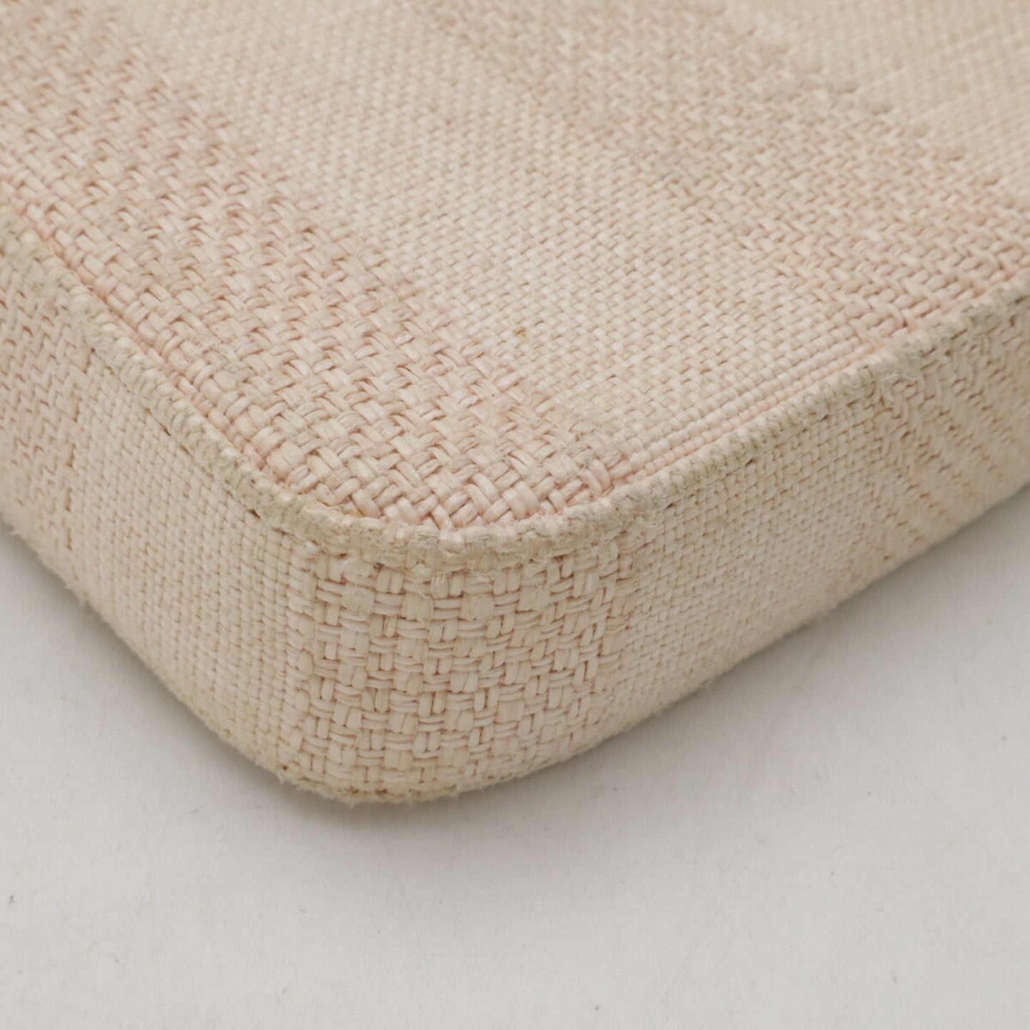 Chanel Sac Deauville en toile rose