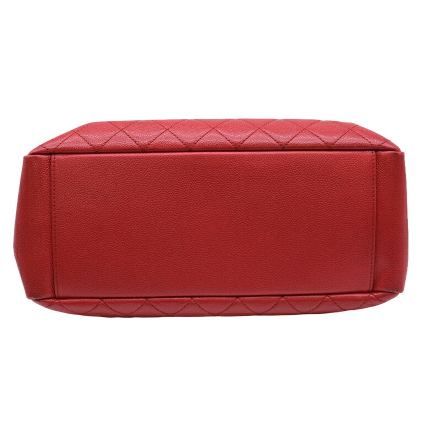 Chanel Sac GST en cuir caviar rouge