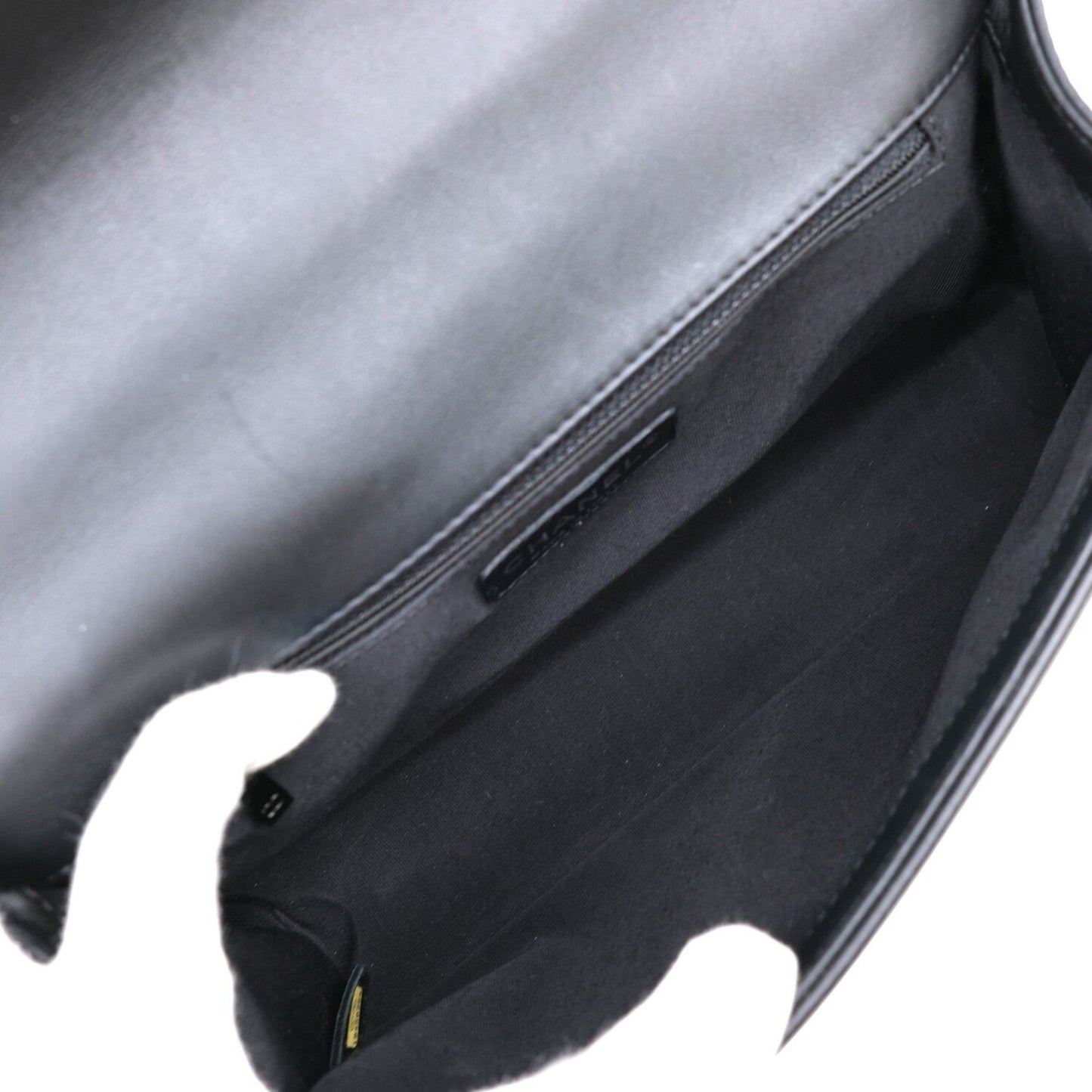 Chanel Sac Boy en cuir noir