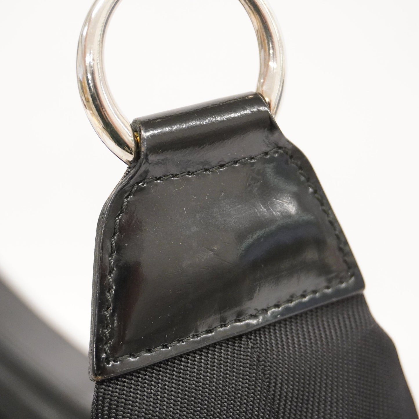 Gucci Bamboo Handbag 000 0531 Women's Nylon Black