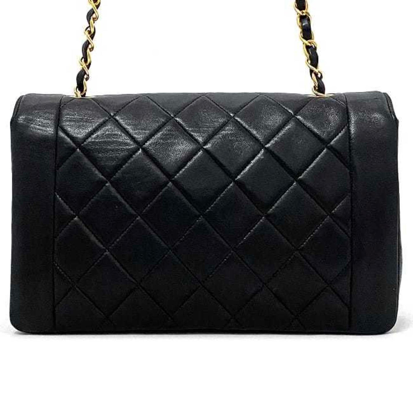 Chanel Sac Diana en cuir noir