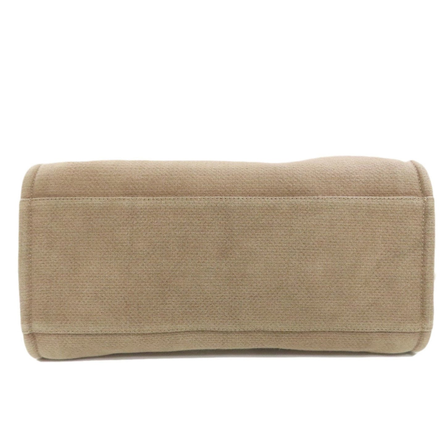 Chanel Sac Deauville en toile marron