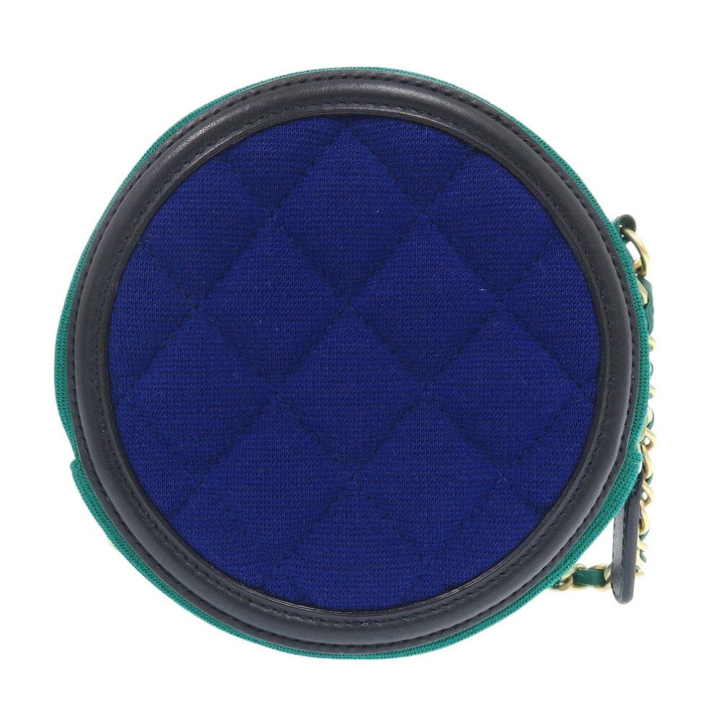 Chanel Sac Filigree en jersey bleu