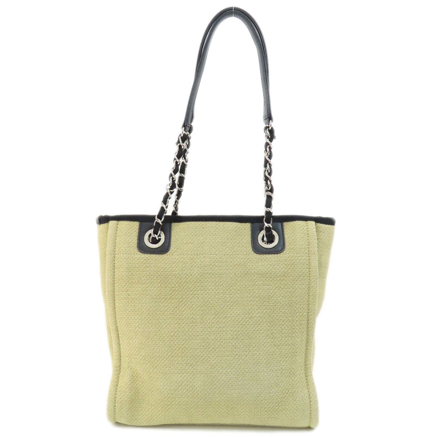 Chanel Sac Deauville en toile beige